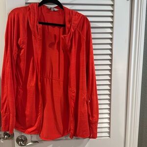 Athleta tunic length zip up